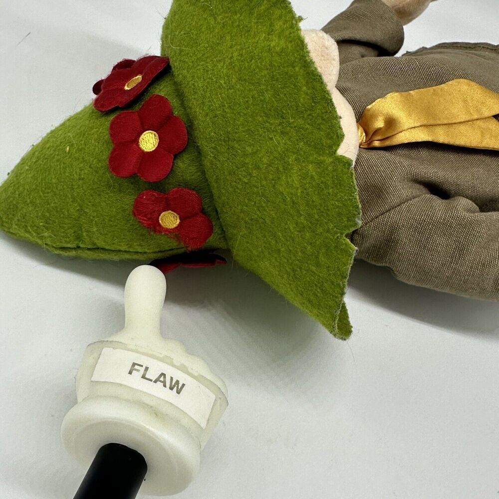 RARE Moomin Snufkin Plush Martinex Teddix TOVE 100 Tove Jannson Red Flower 14" - Picture 9 of 12